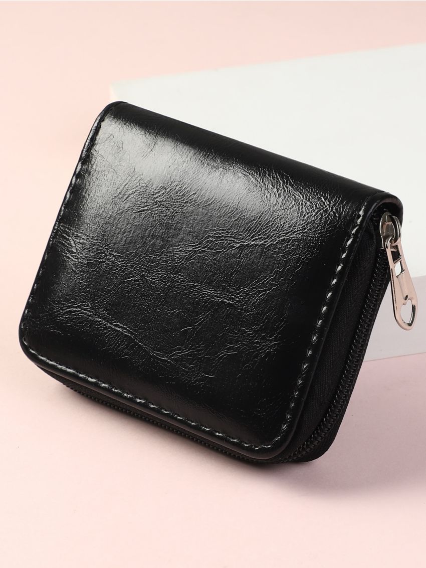 Minimalist Zipper Around Card Holder