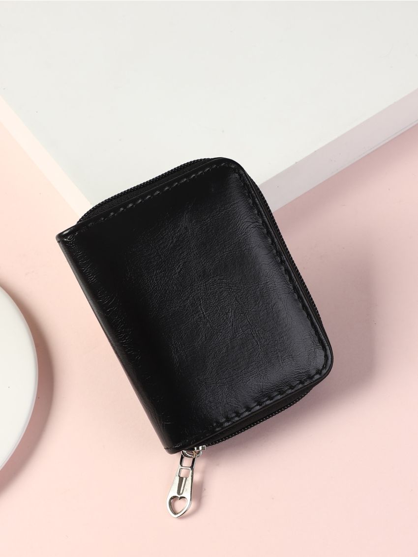 Minimalist Zipper Around Card Holder