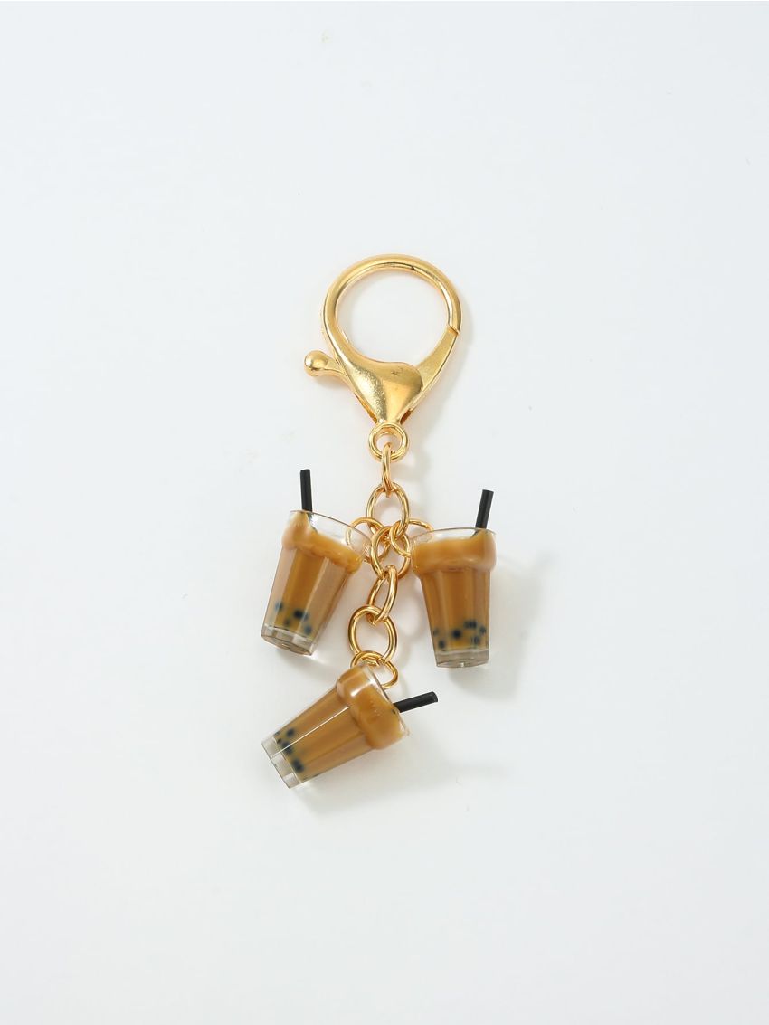 Milk Tea Design Bag Charm