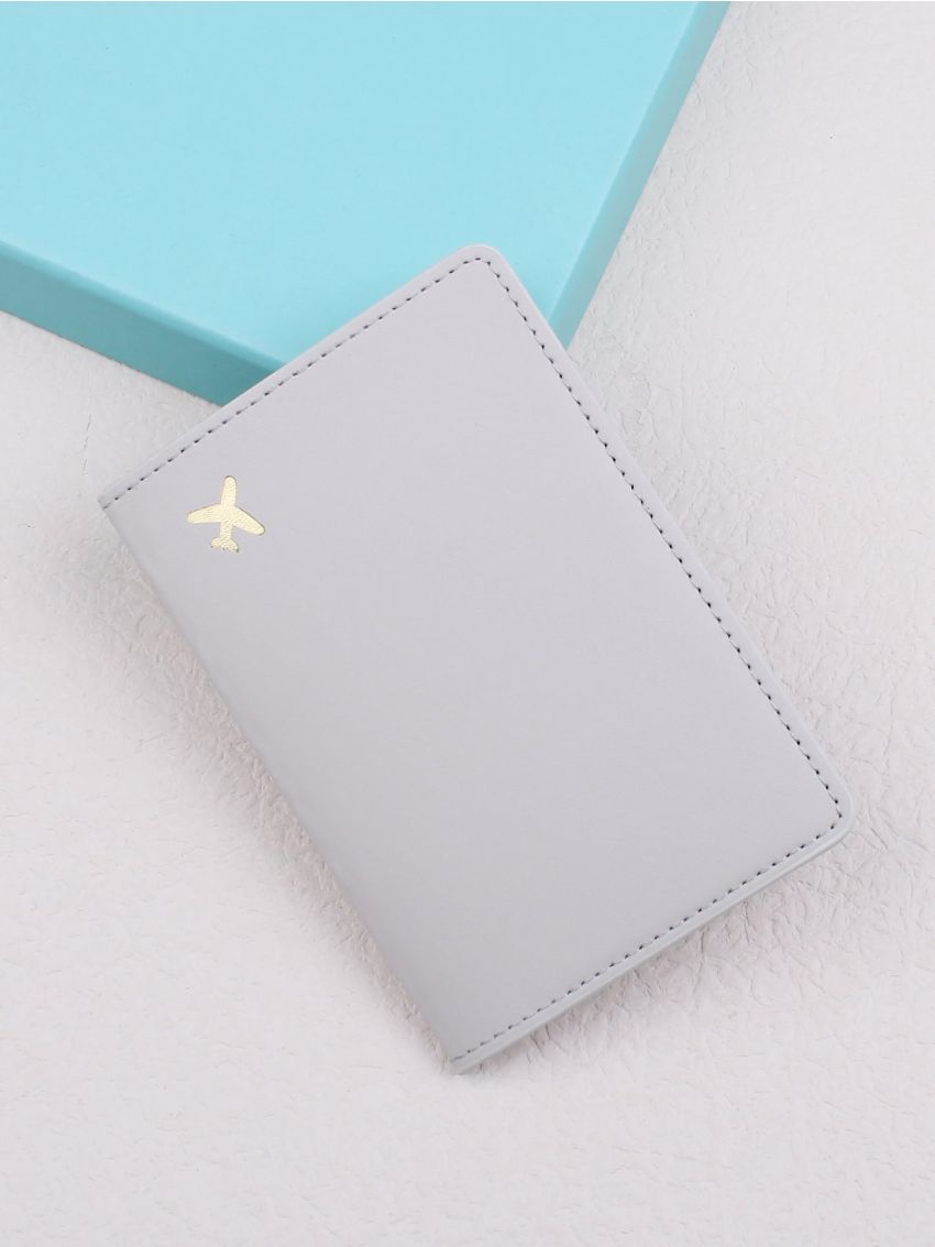 Metallic Detail Passport Case
