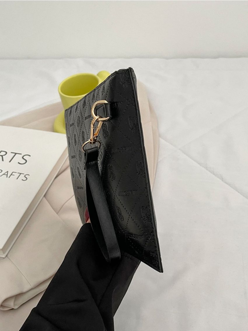 Geo Graphic Clutch Bag