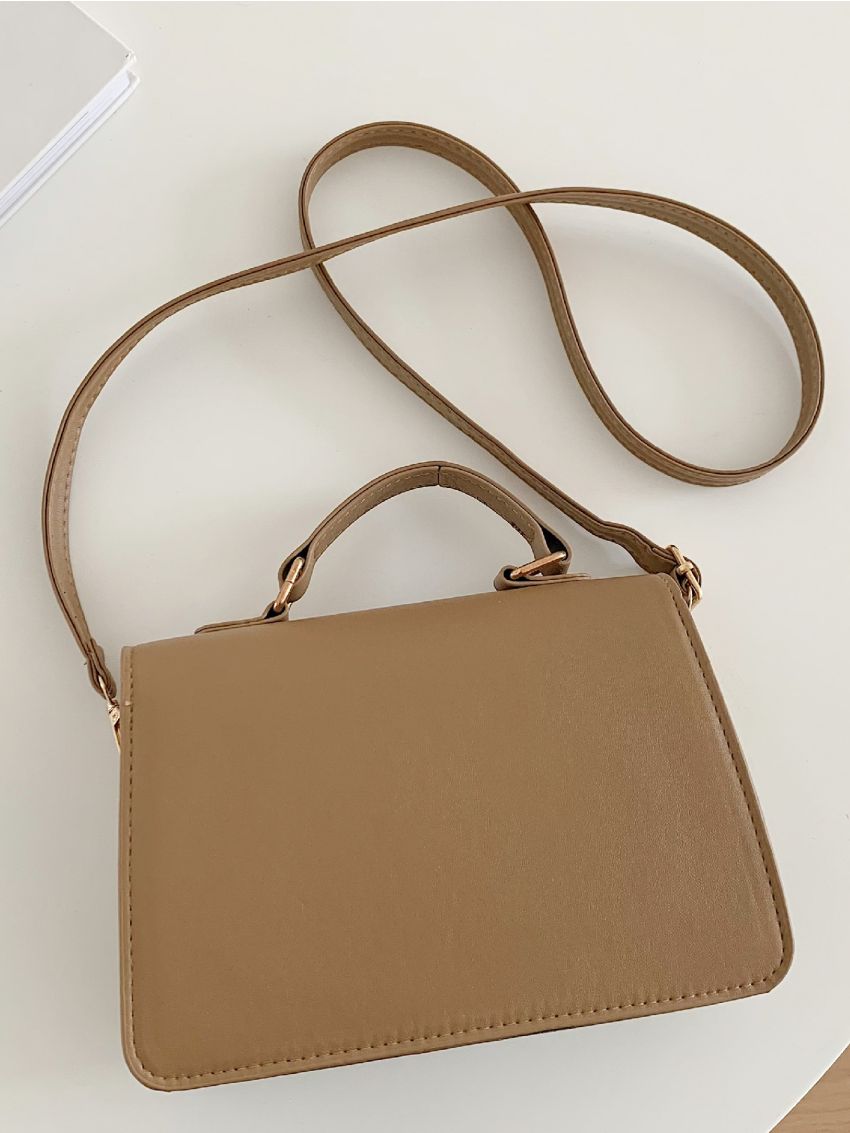 Butterfly Decor Quilted Pattern Square Bag