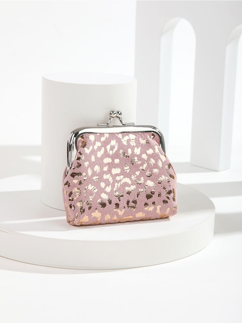 Glitter Kiss Lock Purse