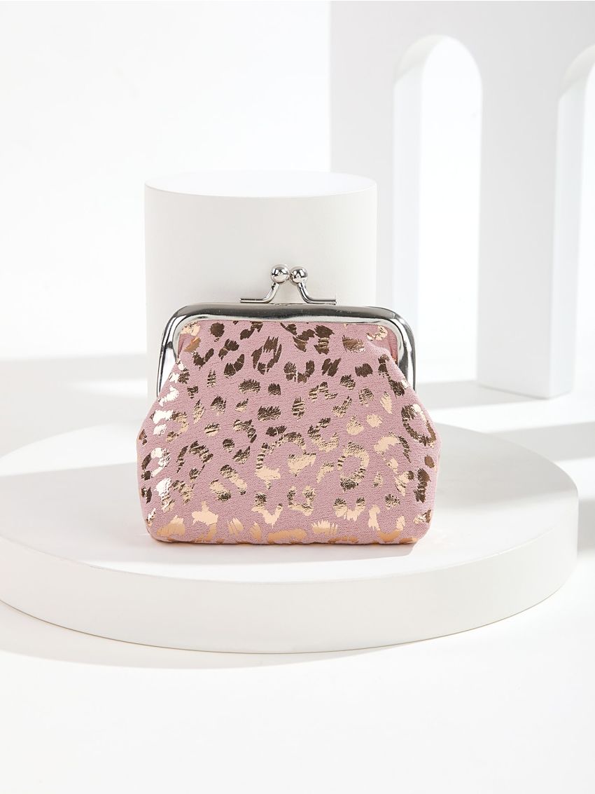 Glitter Kiss Lock Purse