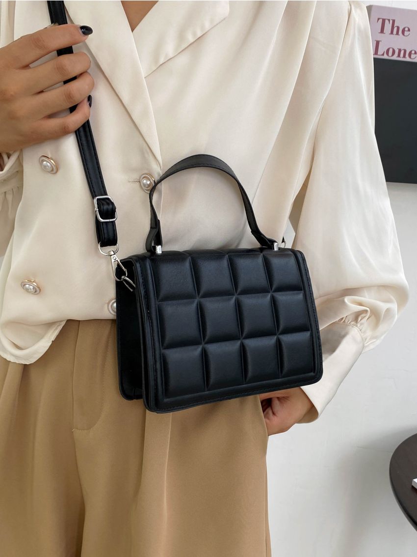 Mini Minimalist Square Satchel Bag