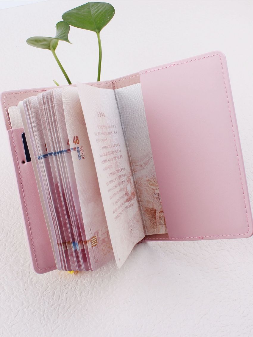 Letter Graphic Passport Case