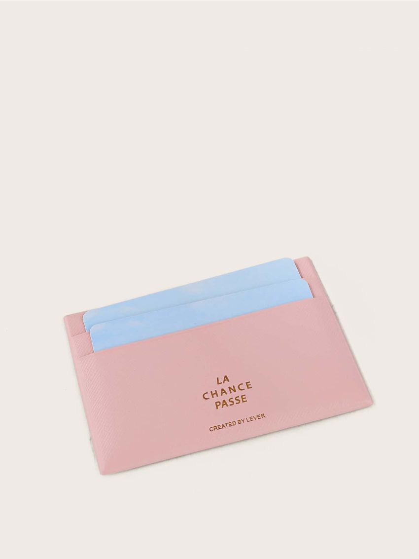 Letter Graphic Card Holder