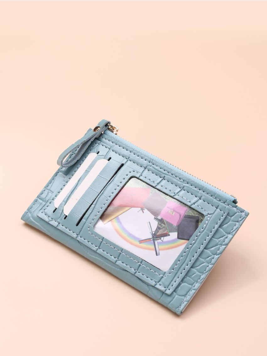 Croc Embossed Card Holder