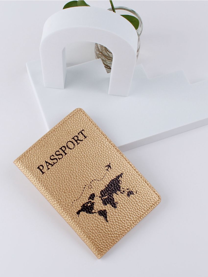 Letter Graphic Passport Holder