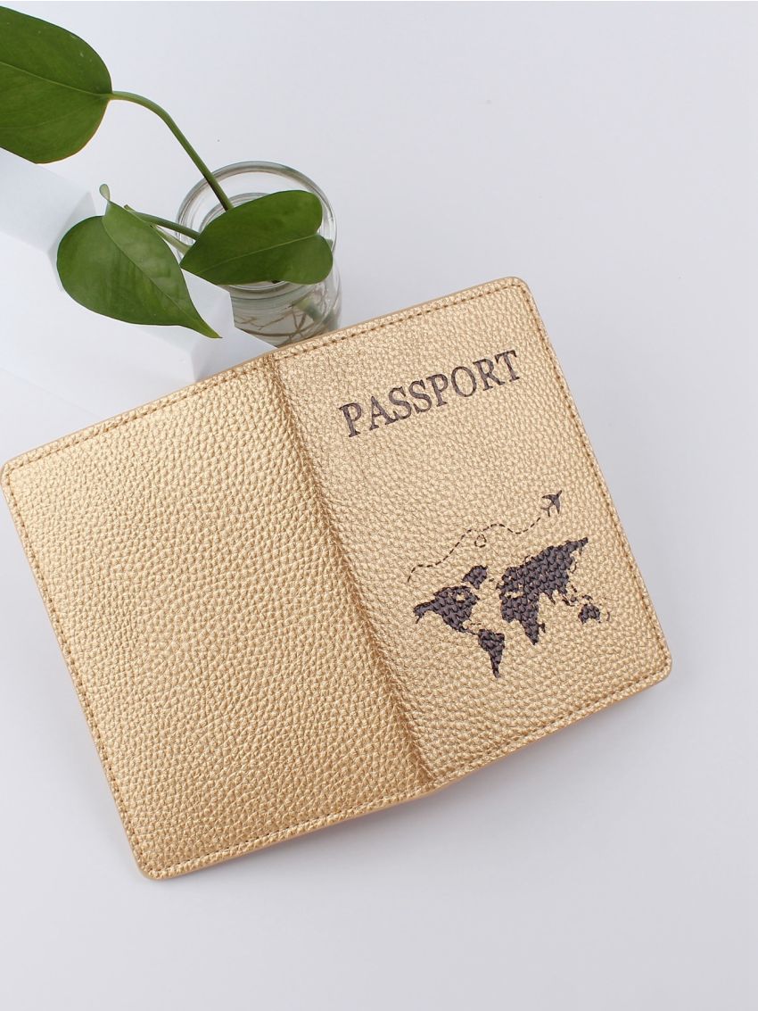 Letter Graphic Passport Holder