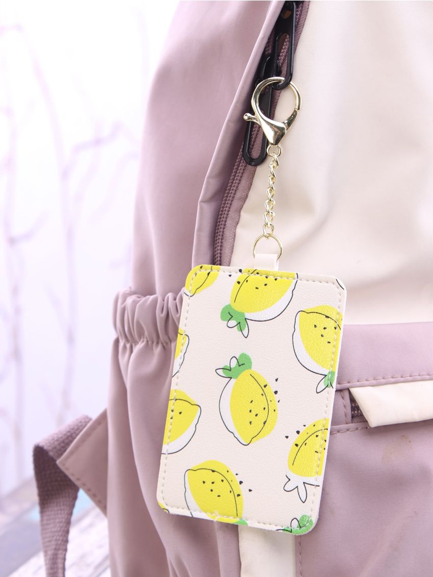 Lemon Pattern Card Holder
