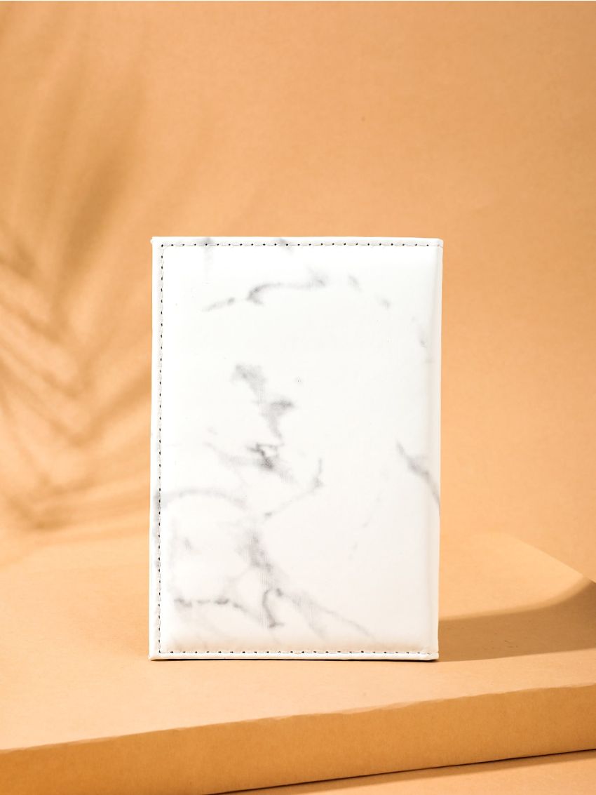 Marble Print Passport Case