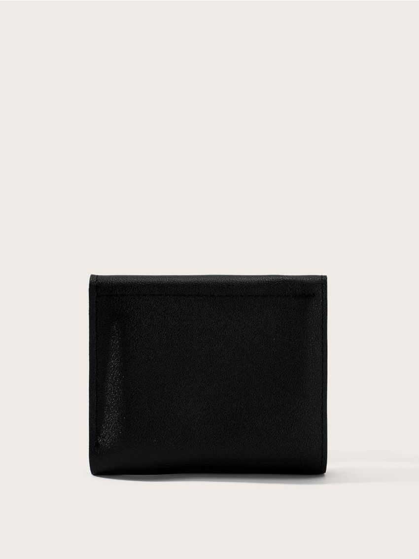 Metal Decor Small Wallet