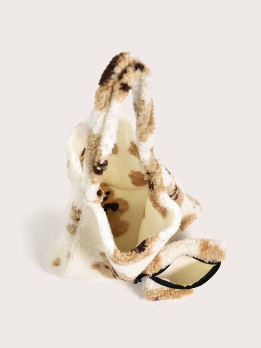 Cartoon Graphic Bucket Bag With Inner Pouch