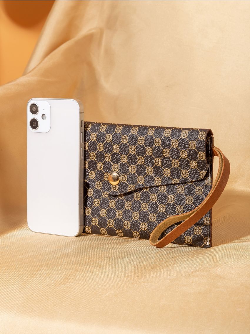 Floral Flap Design Long Wallet