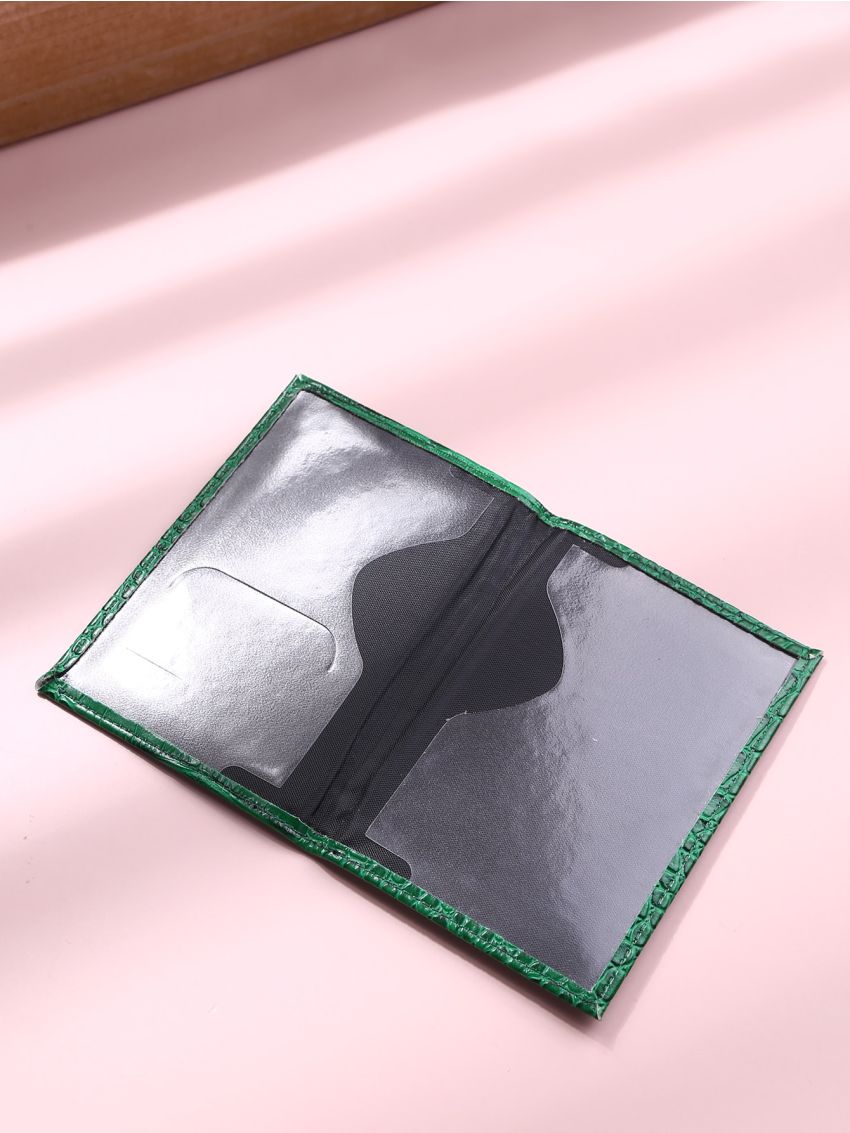 Croc Embossed Passport Case