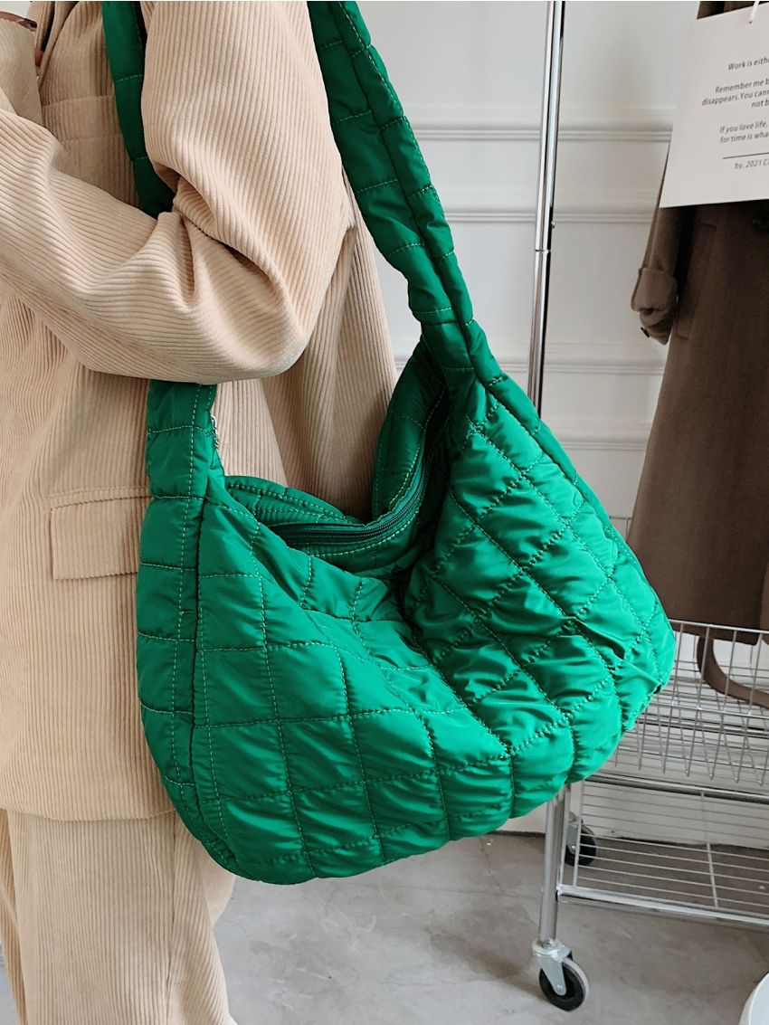 Quilted Baguette Bag