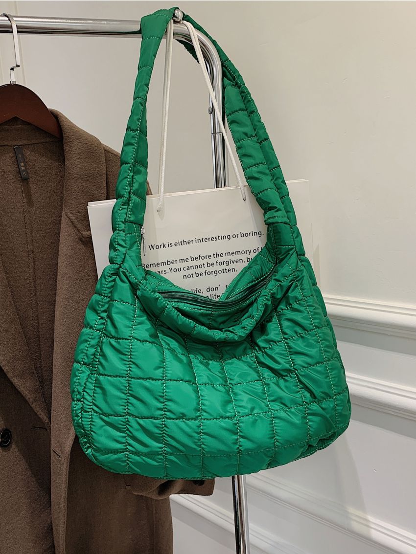 Quilted Baguette Bag