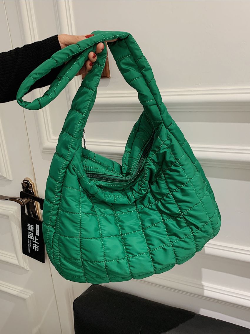 Quilted Baguette Bag