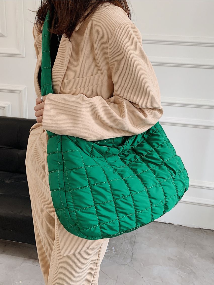 Quilted Baguette Bag