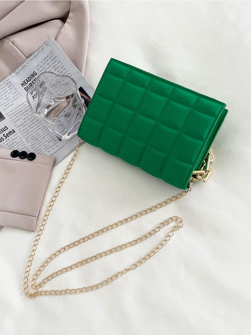 Mini Quilted Flap Chain Bag