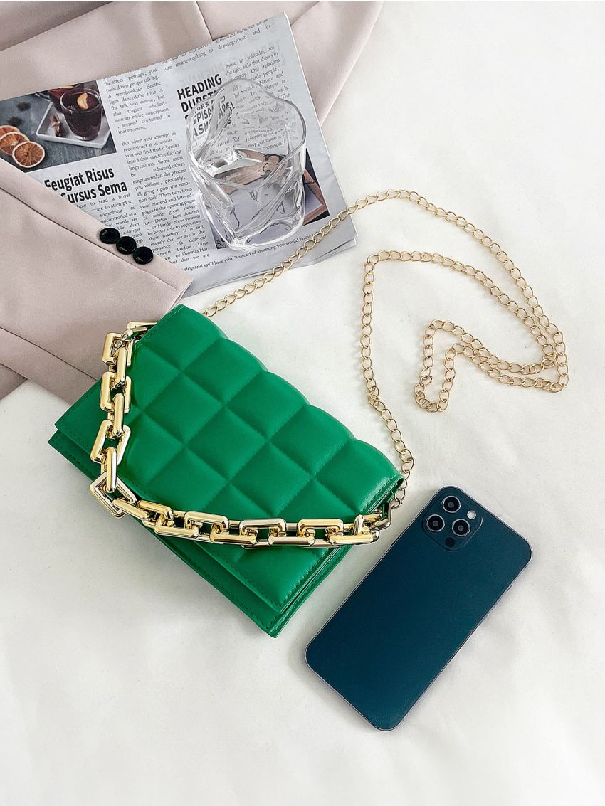 Mini Quilted Flap Chain Bag