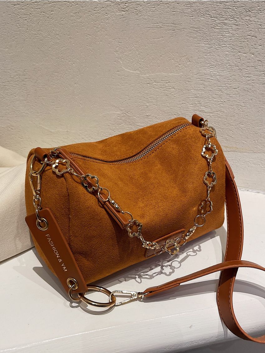 Mini Chain Decor Shoulder Bag