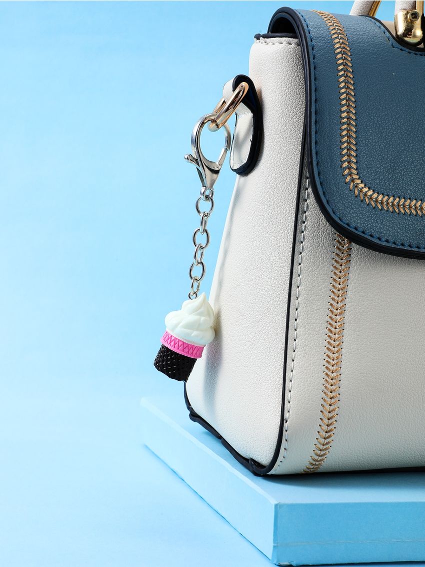 3D Ice Cream Design Bag Strap