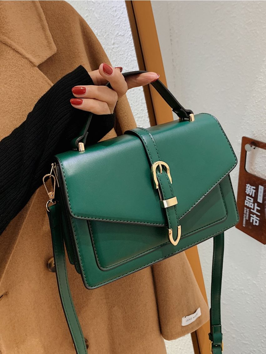 Minimalist Flap Square Bag