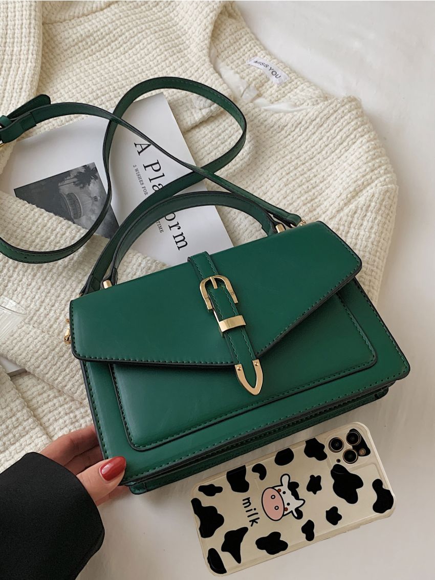 Minimalist Flap Square Bag