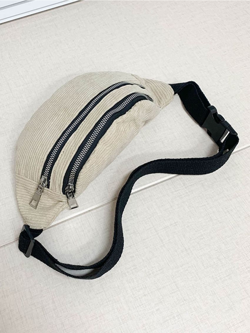 Corduroy Zip Fanny Pack