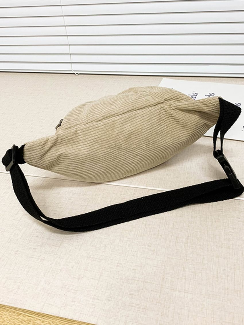 Corduroy Zip Fanny Pack