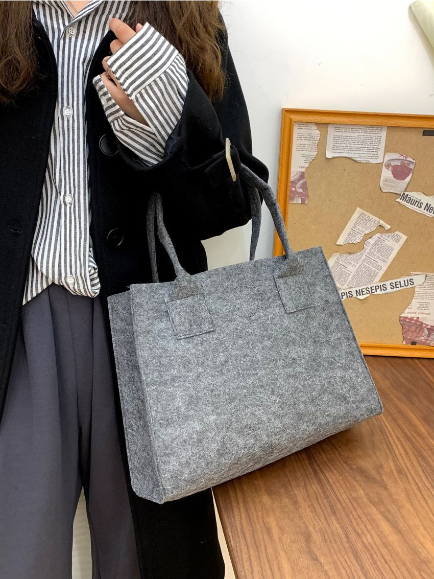 Minimalist Shoulder Tote Bag