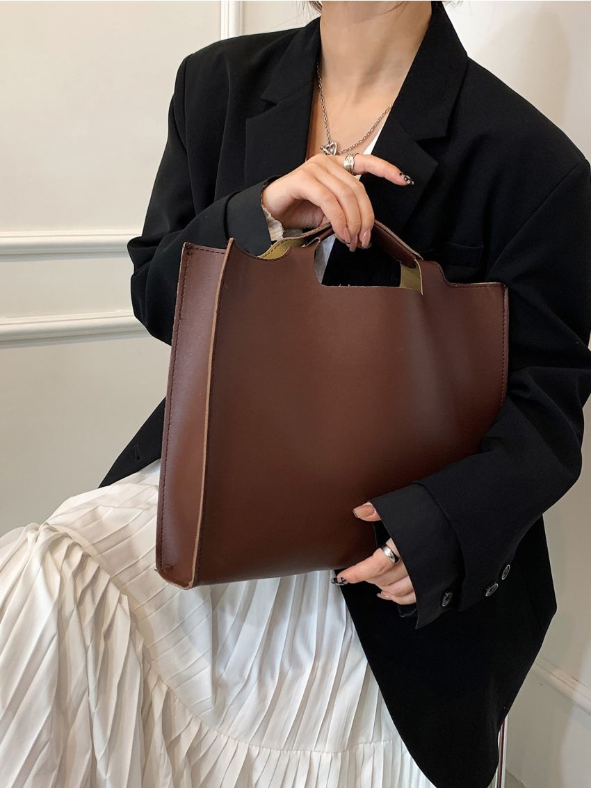 Minimalist Top Handle Bag