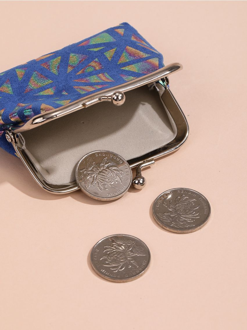 Holographic Geometric Graphic Coin Purse
