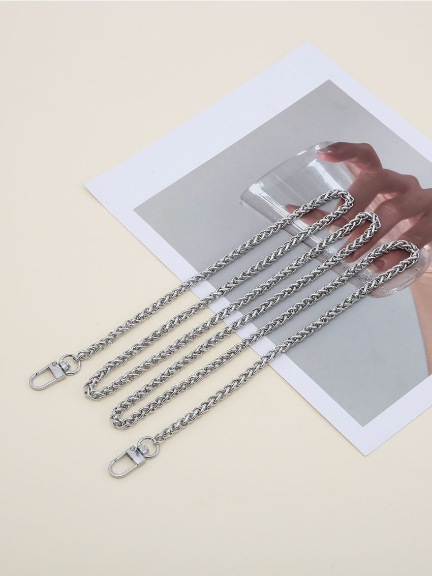 Metallic Chain Bag Strap