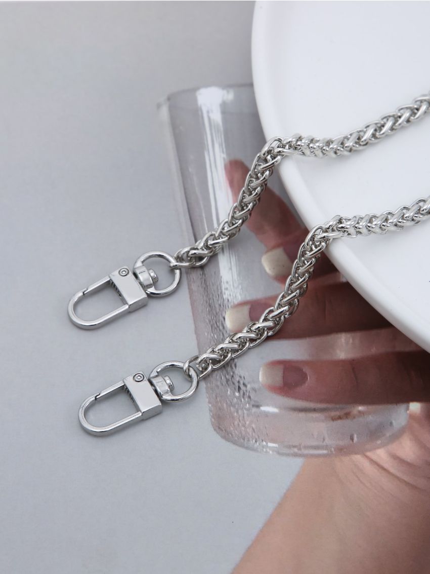 Metallic Chain Bag Strap