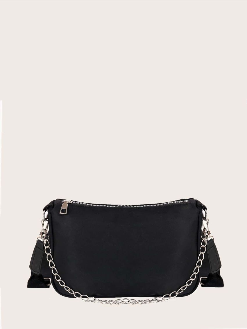 Minimalist Baguette Bag With Coin Case