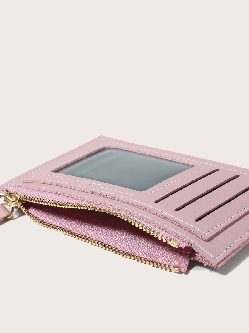 Letter Graphic Short Purse