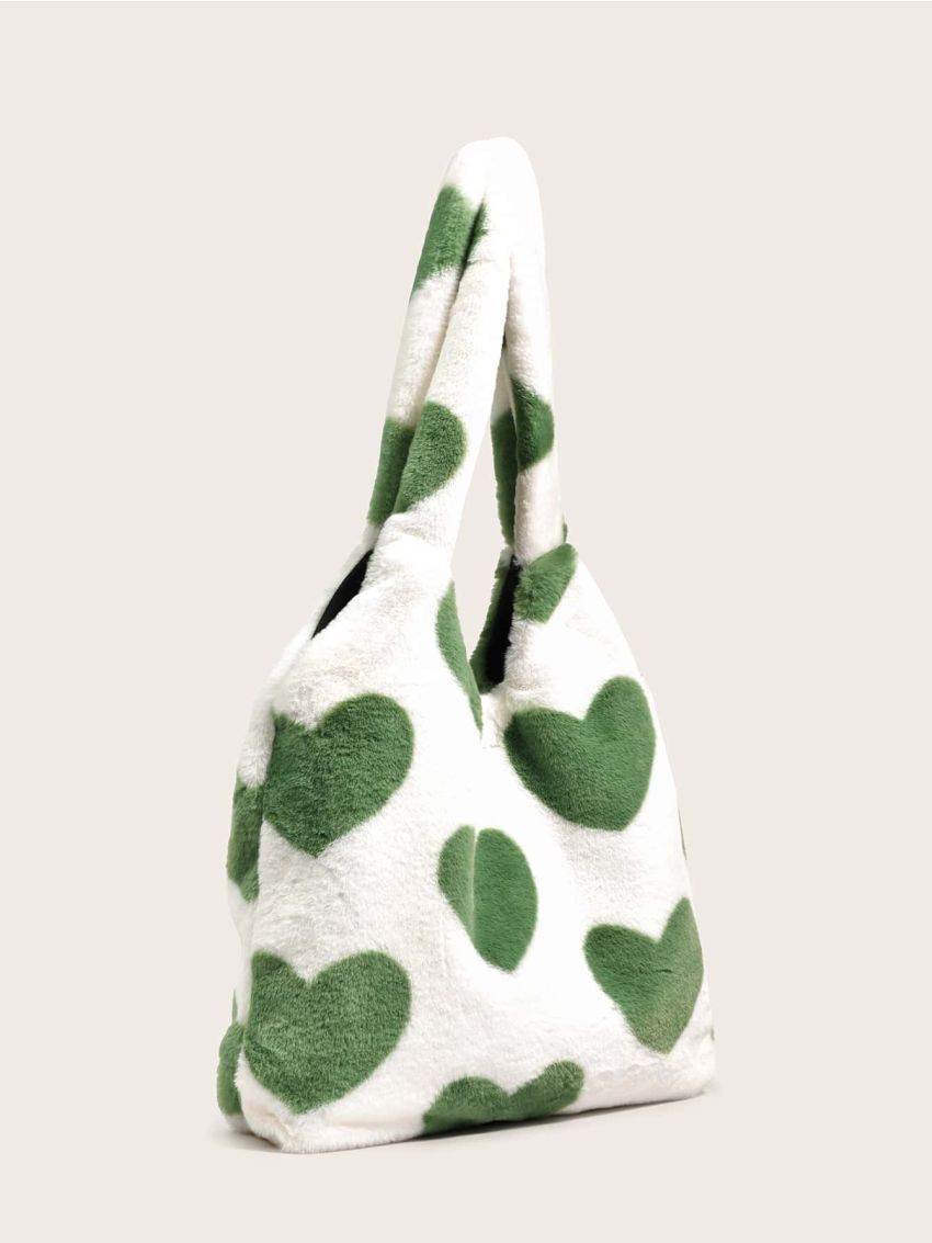 Heart Graphic Shopper Bag