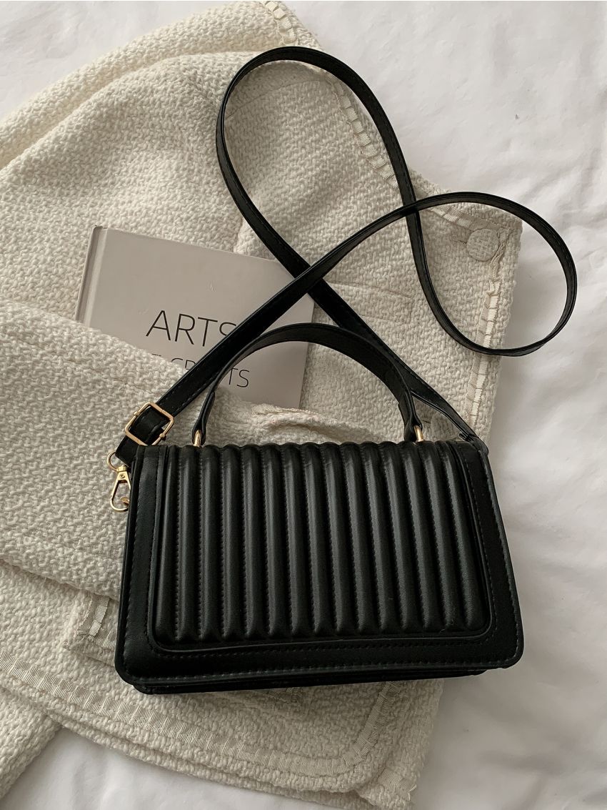 Minimalist Textured Square Bag