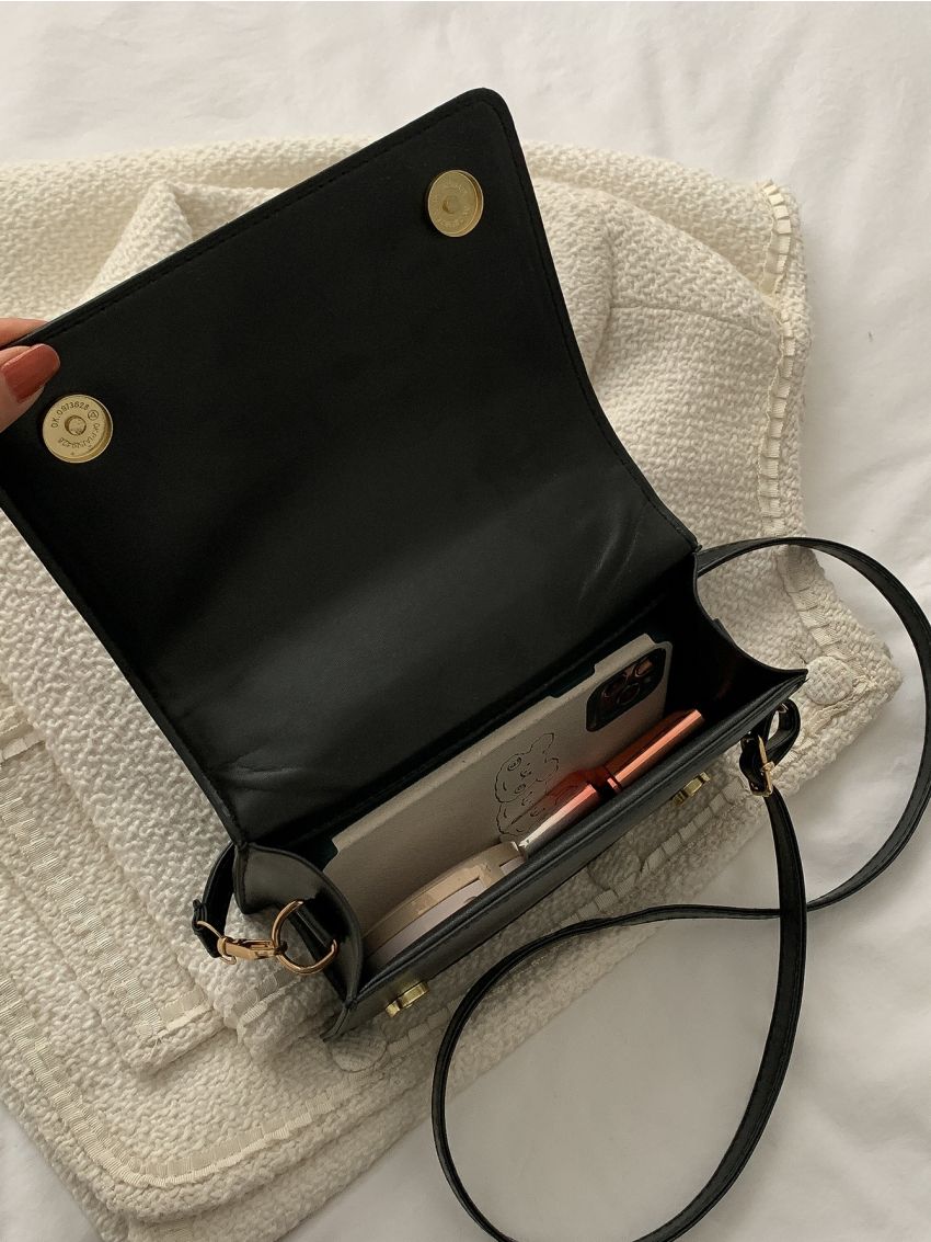 Minimalist Textured Square Bag