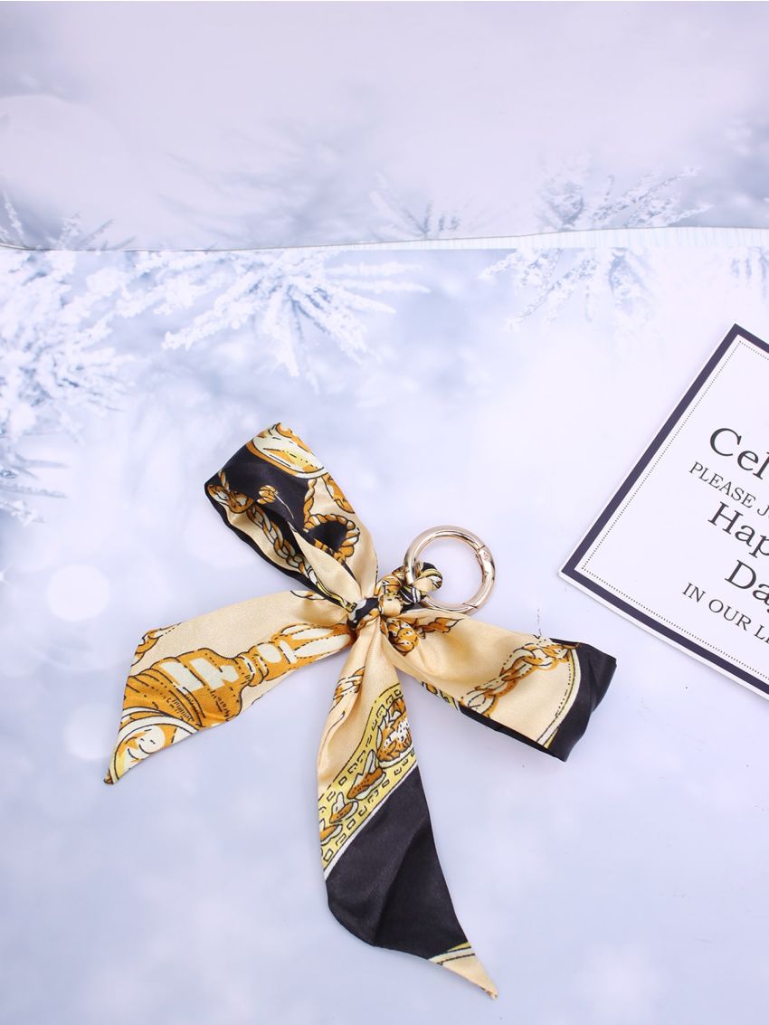 Scarf Bow Tie Design Bag Charm