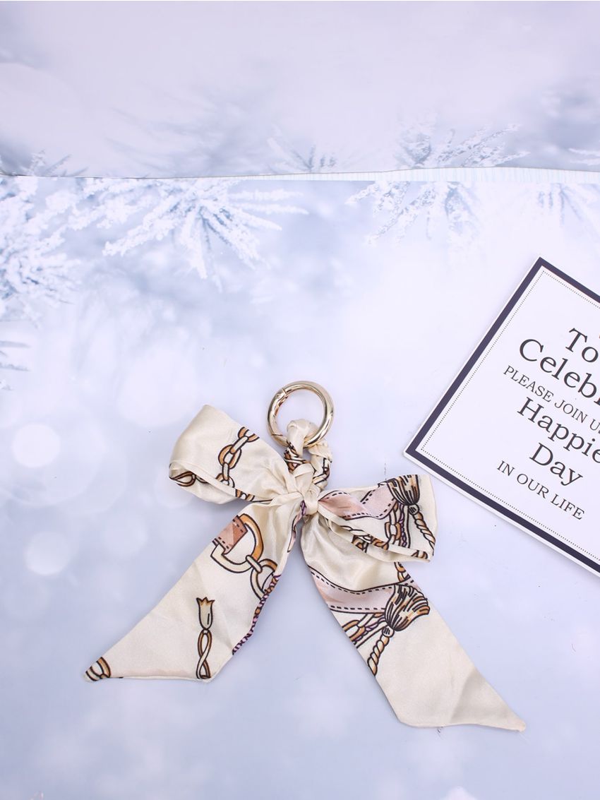 Scarf Bow Tie Design Bag Charm