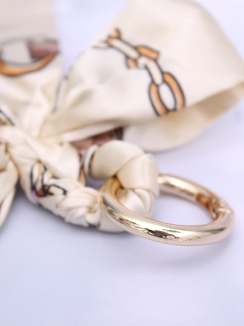 Scarf Bow Tie Design Bag Charm