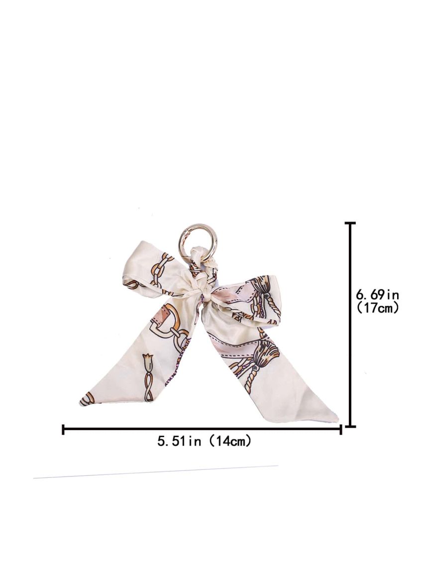 Scarf Bow Tie Design Bag Charm