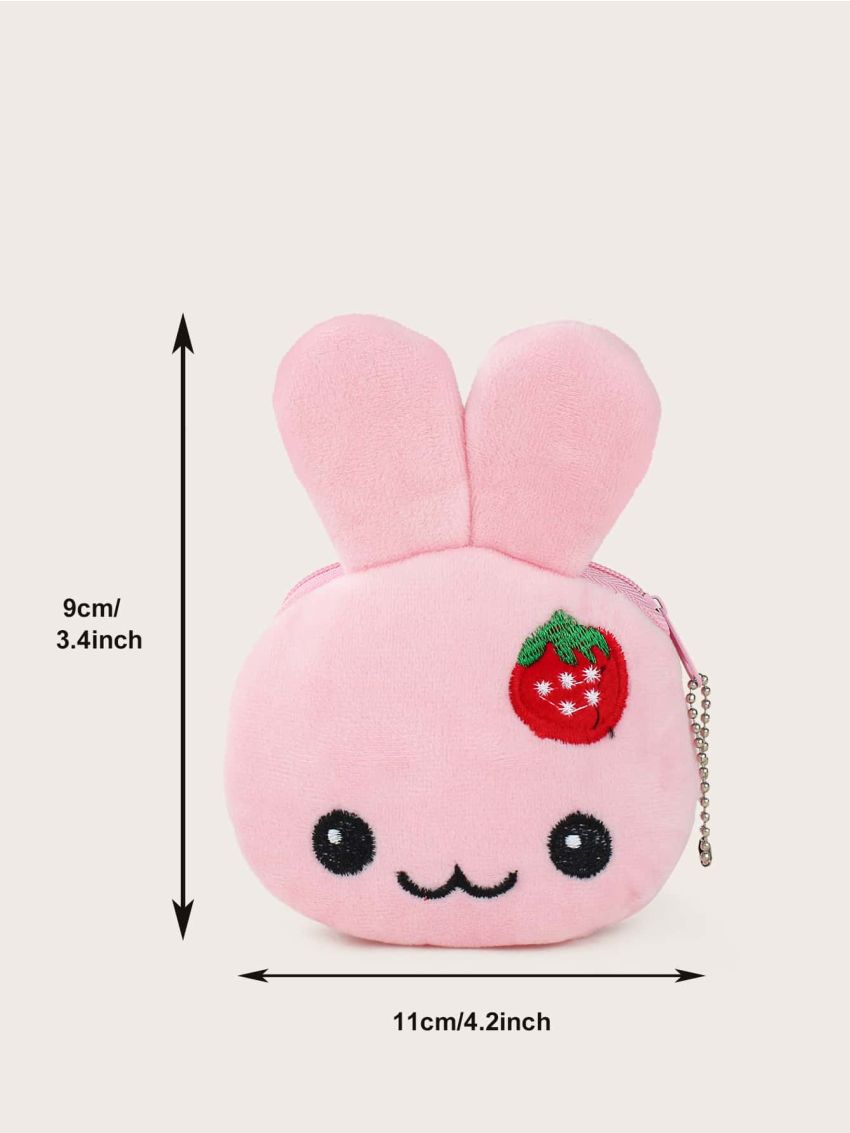 Fuzzy Cartoon Design Coin Case