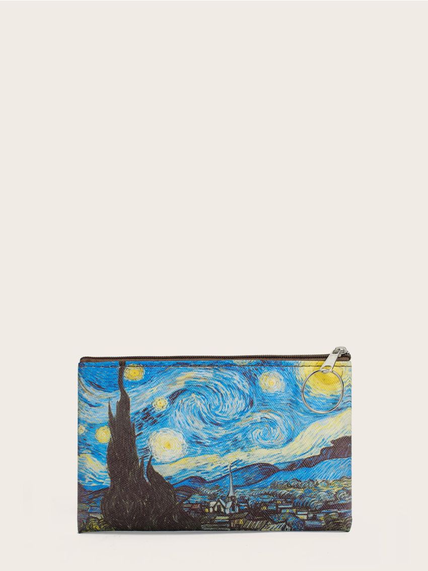 Starry Night Over The Rhone Print Coin Purse