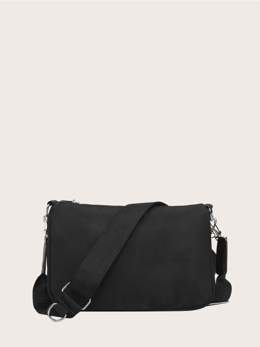 Minimalist Baguette Bag With Coin Case