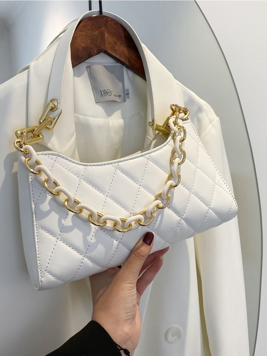 Quilted Chain Shoulder Bag